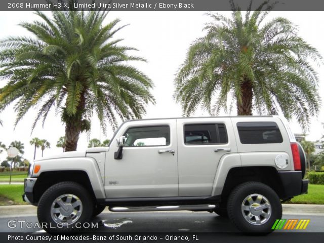 2008 Hummer H3 X in Limited Ultra Silver Metallic