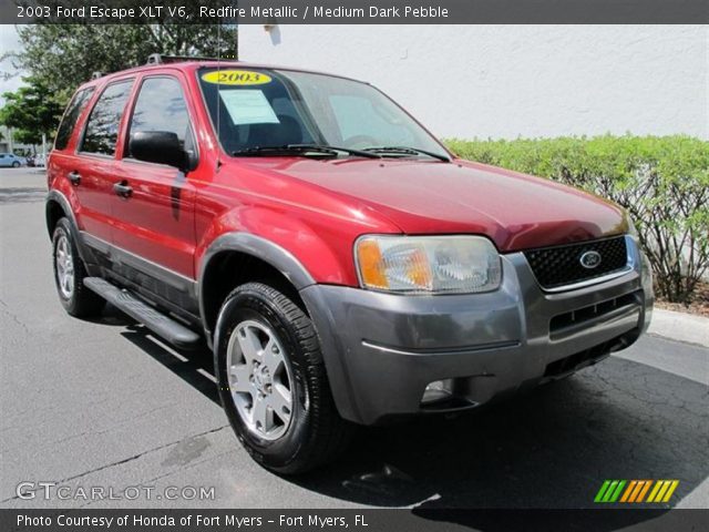 2003 Ford Escape XLT V6 in Redfire Metallic