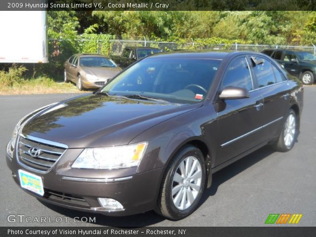 2009 Hyundai Sonata Limited V6 in Cocoa Metallic