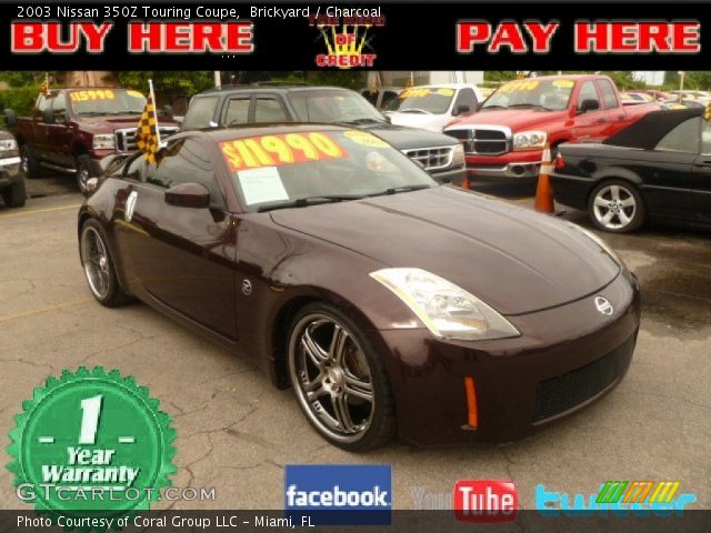 2003 Nissan 350Z Touring Coupe in Brickyard