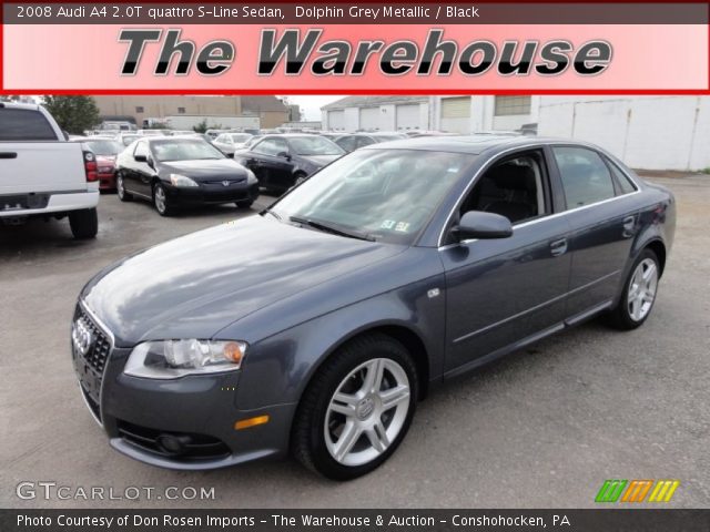 2008 Audi A4 2.0T quattro S-Line Sedan in Dolphin Grey Metallic