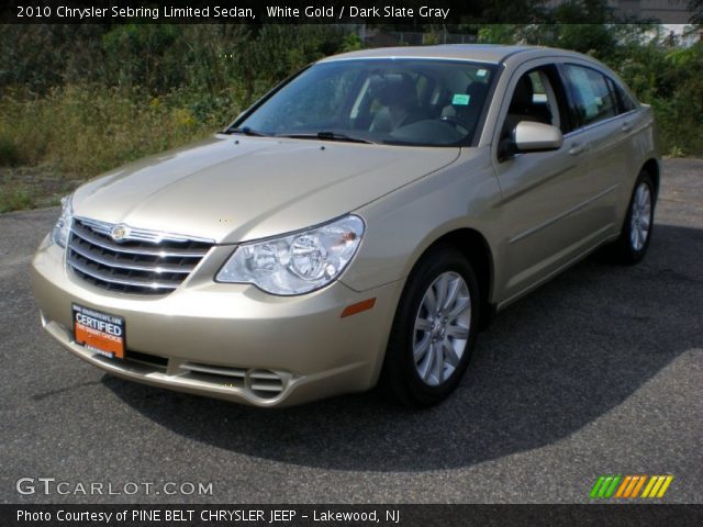 2010 Chrysler Sebring Limited Sedan in White Gold