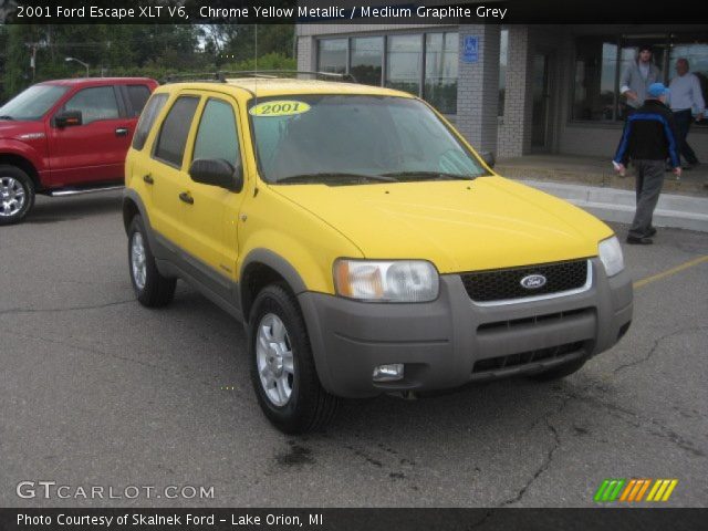 2001 Ford Escape XLT V6 in Chrome Yellow Metallic