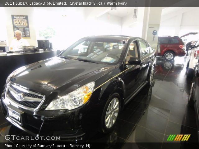 2011 Subaru Legacy 3.6R Limited in Crystal Black Silica