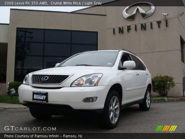 2009 Lexus RX 350 AWD in Crystal White Mica