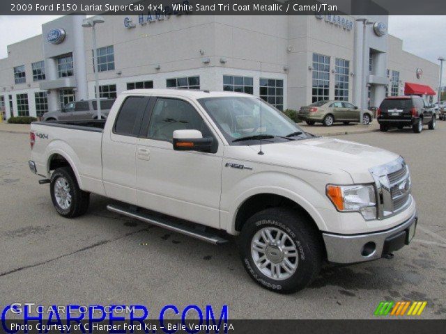 2009 Ford F150 Lariat SuperCab 4x4 in White Sand Tri Coat Metallic