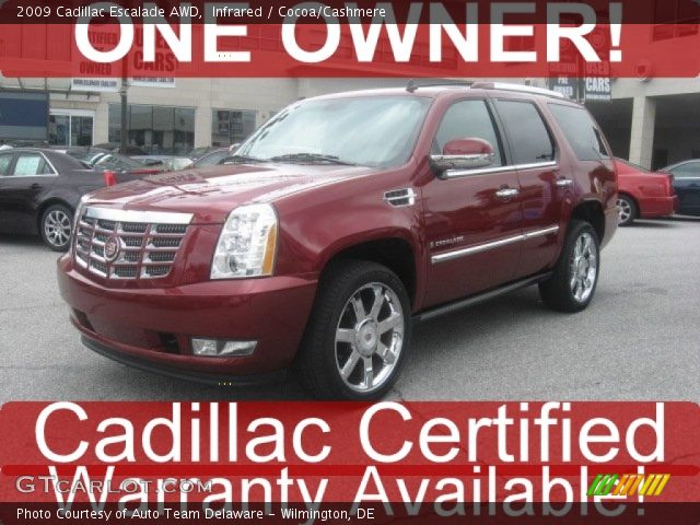 2009 Cadillac Escalade AWD in Infrared