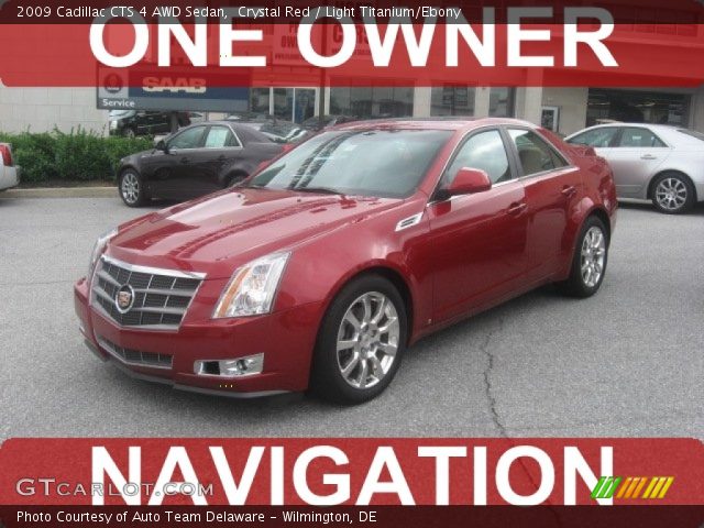 2009 Cadillac CTS 4 AWD Sedan in Crystal Red