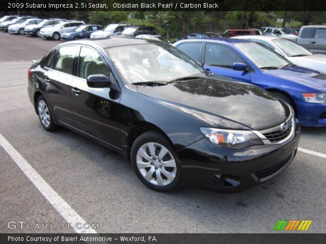 2009 Subaru Impreza 2.5i Sedan in Obsidian Black Pearl