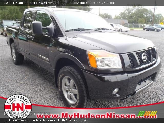 2011 Nissan Titan Pro-4X Crew Cab 4x4 in Galaxy Black