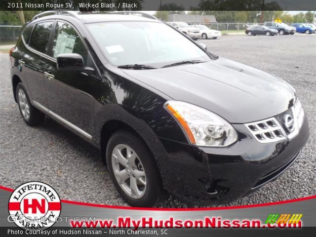 2011 Nissan Rogue SV in Wicked Black