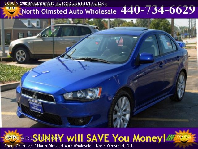 2008 Mitsubishi Lancer GTS in Electric Blue Pearl