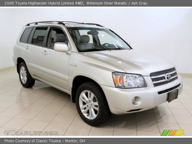 2006 Toyota Highlander Hybrid Limited 4WD in Millenium Silver Metallic