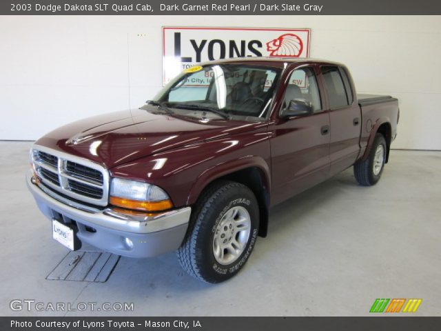 2003 Dodge Dakota SLT Quad Cab in Dark Garnet Red Pearl
