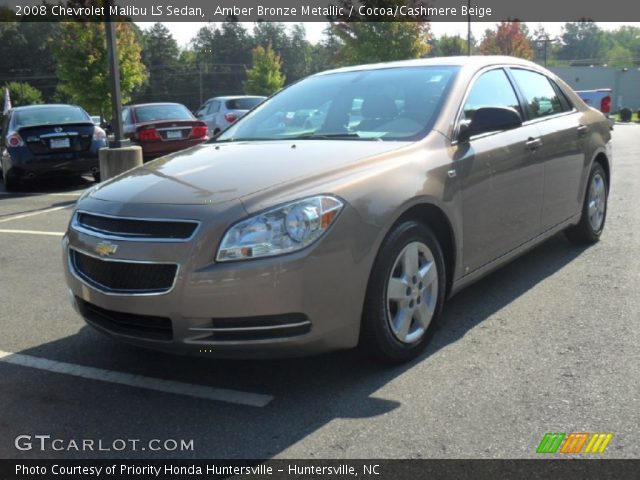 2008 Chevrolet Malibu LS Sedan in Amber Bronze Metallic