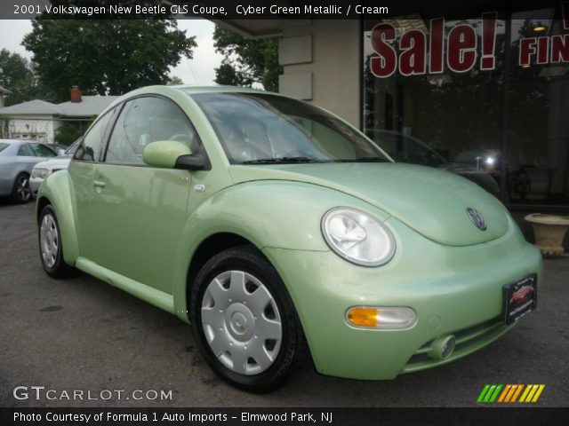2001 Volkswagen New Beetle GLS Coupe in Cyber Green Metallic