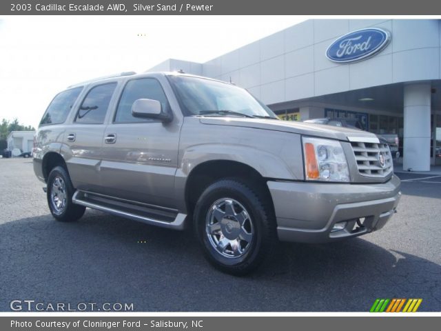 2003 Cadillac Escalade AWD in Silver Sand