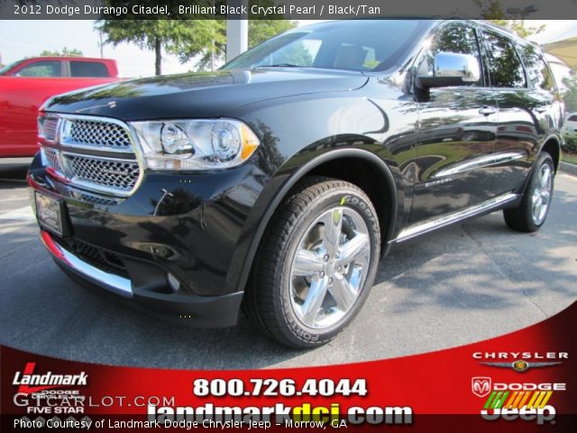 2012 Dodge Durango Citadel in Brilliant Black Crystal Pearl
