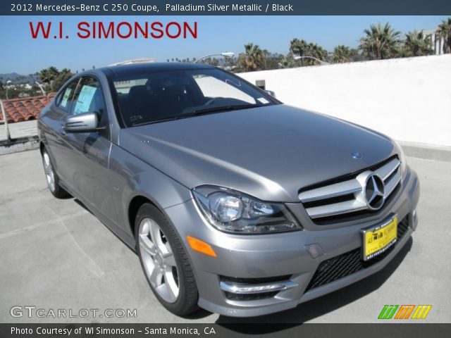 2012 Mercedes-Benz C 250 Coupe in Palladium Silver Metallic