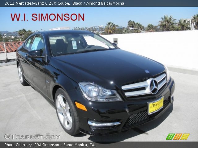2012 Mercedes-Benz C 250 Coupe in Black