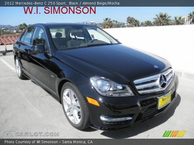 2012 Mercedes-Benz C 250 Sport in Black