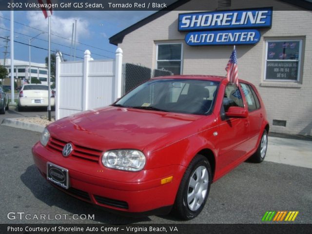 2002 Volkswagen Golf GLS Sedan in Tornado Red