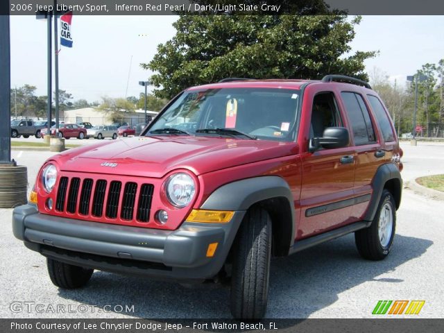 2006 Jeep Liberty Sport in Inferno Red Pearl