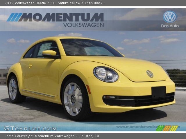 2012 Volkswagen Beetle 2.5L in Saturn Yellow