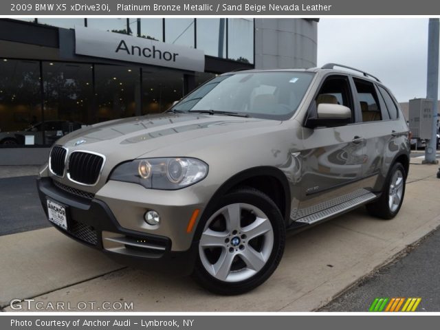 2009 BMW X5 xDrive30i in Platinum Bronze Metallic
