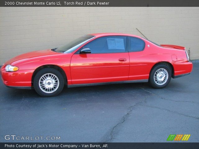 2000 Chevrolet Monte Carlo LS in Torch Red