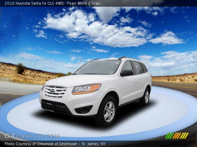 2010 Hyundai Santa Fe GLS 4WD in Pearl White