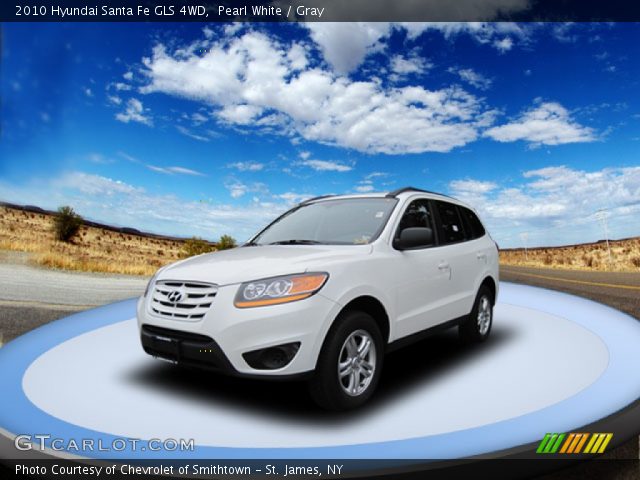 2010 Hyundai Santa Fe GLS 4WD in Pearl White