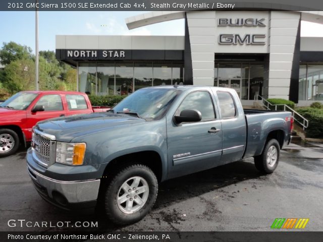 2012 GMC Sierra 1500 SLE Extended Cab 4x4 in Stealth Gray Metallic