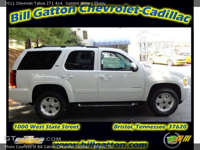 2011 Chevrolet Tahoe Z71 4x4 in Summit White