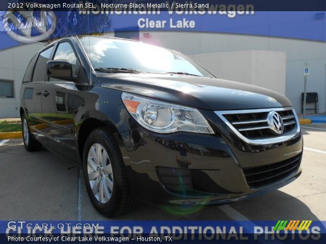 2012 Volkswagen Routan SEL in Nocturne Black Metallic