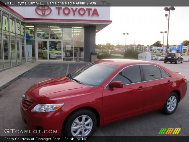 2011 Toyota Camry LE in Barcelona Red Metallic