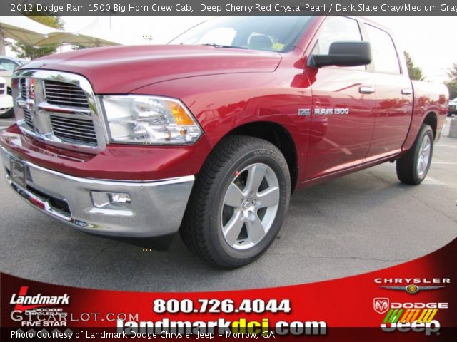 2012 Dodge Ram 1500 Big Horn Crew Cab in Deep Cherry Red Crystal Pearl