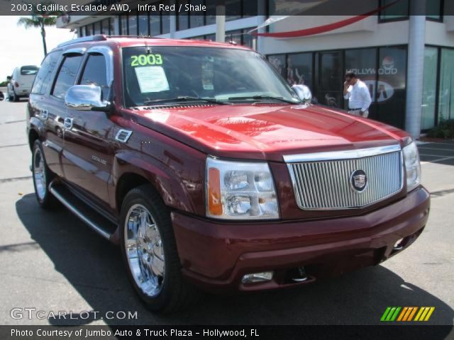 2003 Cadillac Escalade AWD in Infra Red
