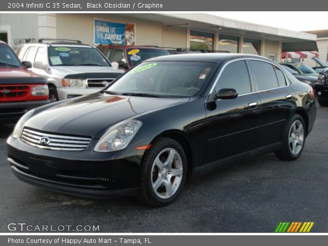 2004 Infiniti G 35 Sedan in Black Obsidian