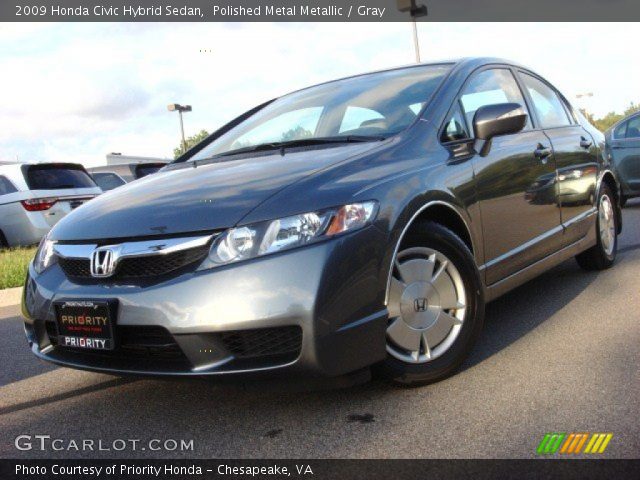 2009 Honda Civic Hybrid Sedan in Polished Metal Metallic