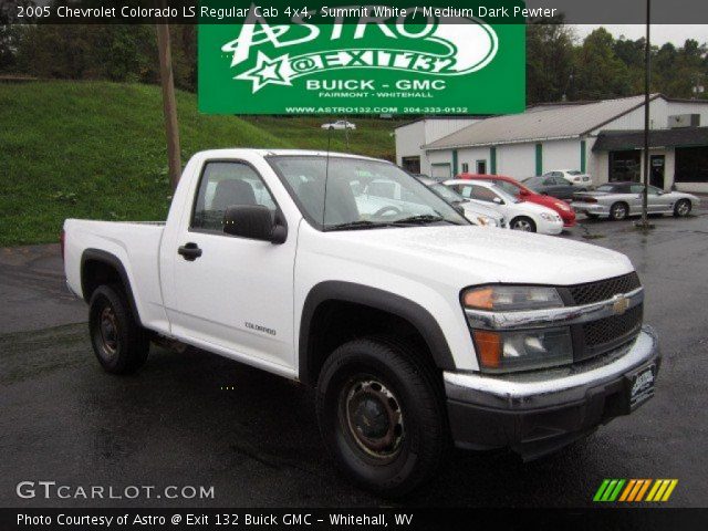 2005 Chevrolet Colorado LS Regular Cab 4x4 in Summit White
