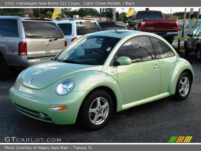 2002 Volkswagen New Beetle GLS Coupe in Cyber Green Metallic