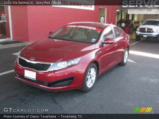 2011 Kia Optima LX in Spicy Red