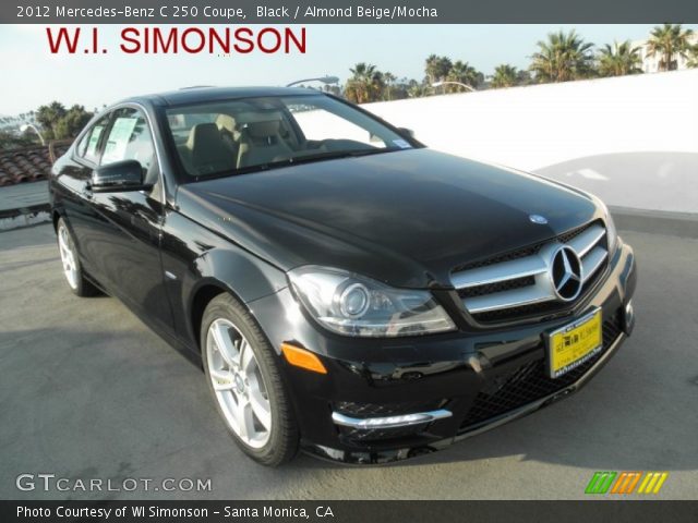2012 Mercedes-Benz C 250 Coupe in Black