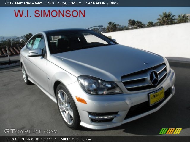 2012 Mercedes-Benz C 250 Coupe in Iridium Silver Metallic