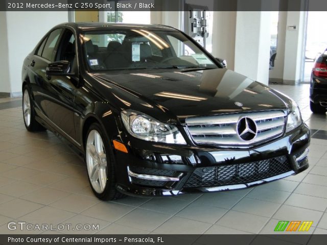 2012 Mercedes-Benz C 250 Sport in Black