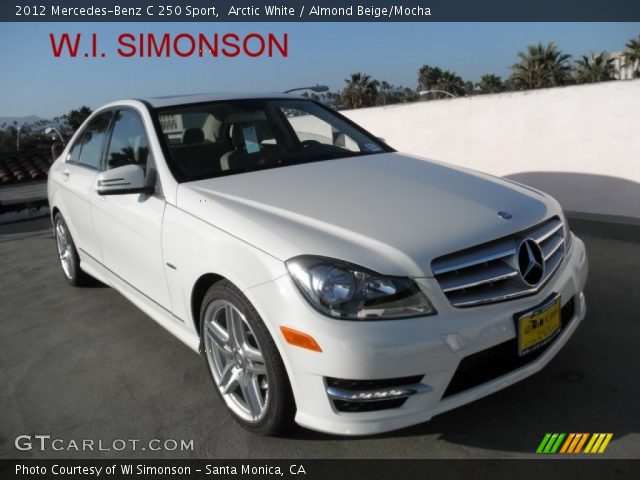2012 Mercedes-Benz C 250 Sport in Arctic White