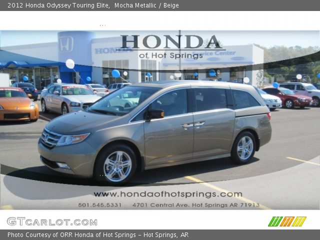 2012 Honda Odyssey Touring Elite in Mocha Metallic