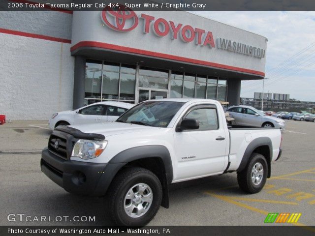 2006 Toyota Tacoma Regular Cab 4x4 in Super White