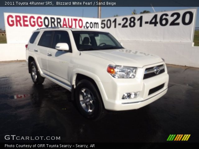 2011 Toyota 4Runner SR5 in Blizzard White Pearl